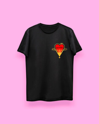 Love filter (playera negra)