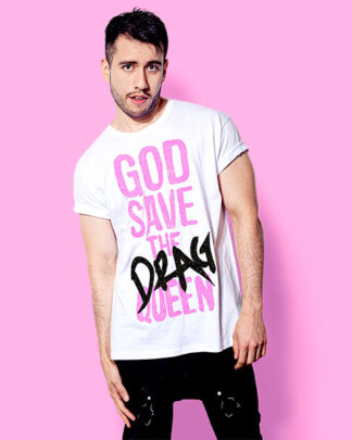 God save the drag queen (playera blanca)