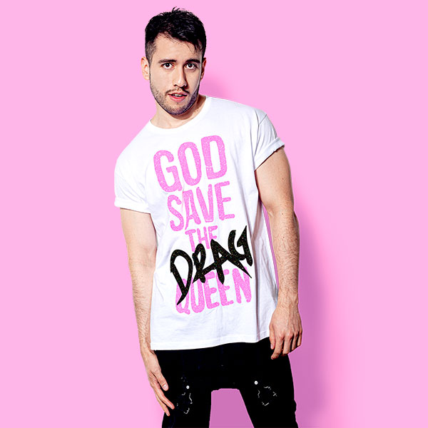 God save the drag queen (playera blanca)