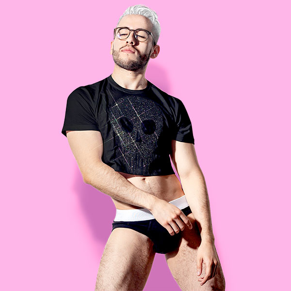 Black magic crop-top (playera corta negra) - Imagen 3