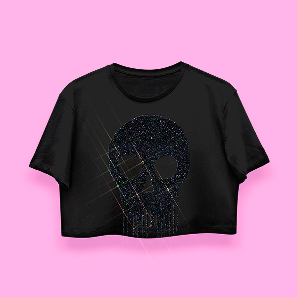 Black magic crop-top (playera corta negra) - Imagen 2
