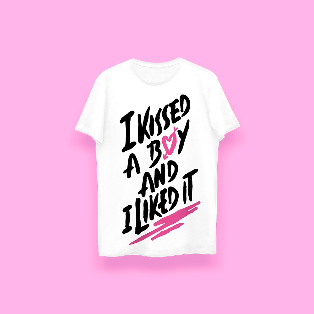 I kissed a boy (playera blanca) - Imagen 2