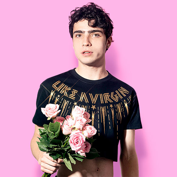 Like a virgin crop-top (playera corta negra)