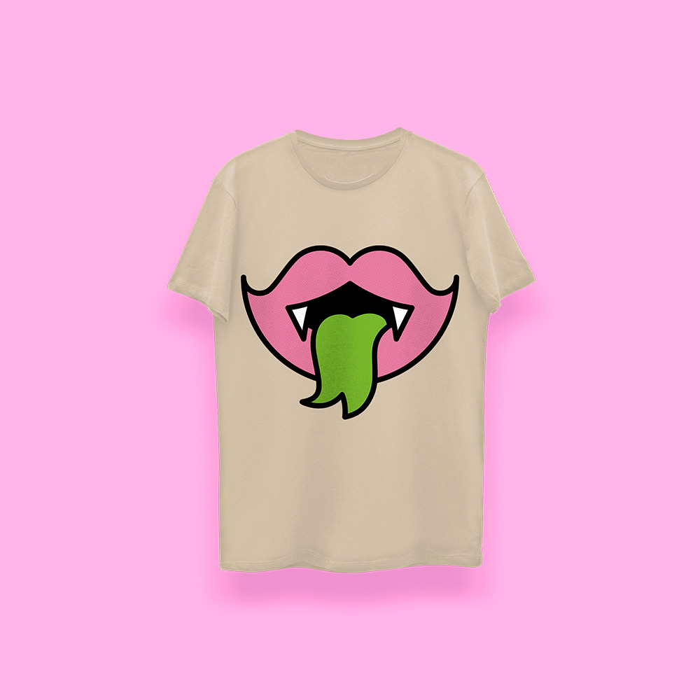 Halloween Vampire kiss (playera arena)