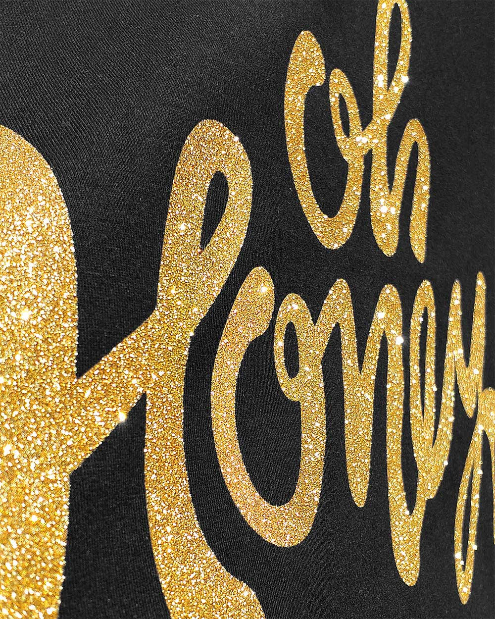 Oh, honey! crop-top (playera corta negra) - Imagen 2