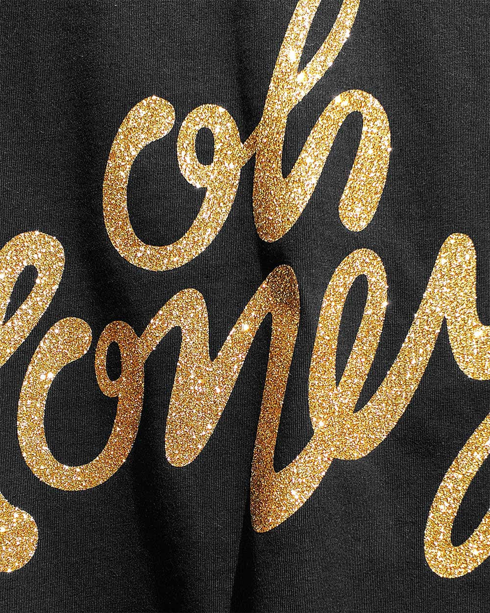 Oh, honey! crop-top (playera corta negra) - Imagen 3