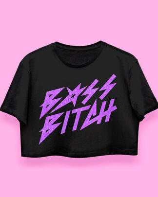 Doja Cat BOSS B crop-top (playera corta negra)