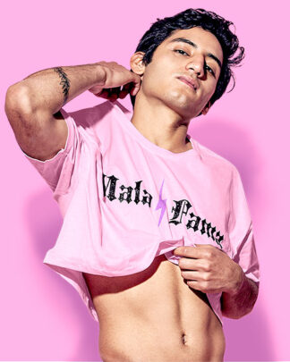 Mala fama crop-top (playera corta rosa)