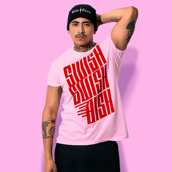 Swish swish (playera rosa)
