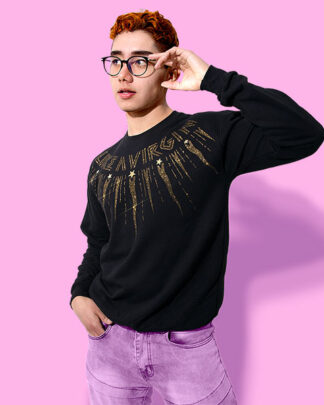 Like a virgin BLACK GOLD (sudadera negra)