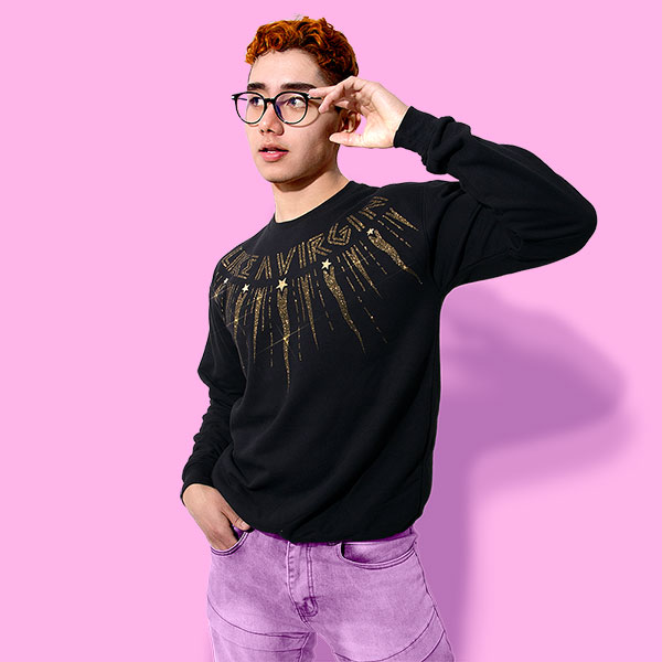 Like a virgin BLACK GOLD (sudadera negra)