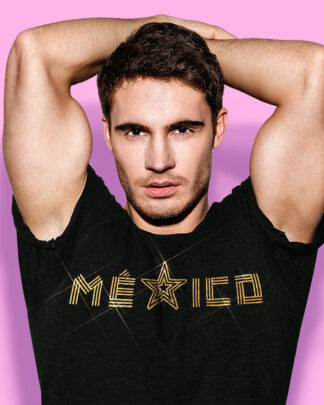 México dorado (playera negra)