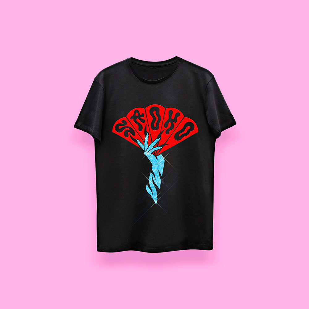 Saoko (playera negra)