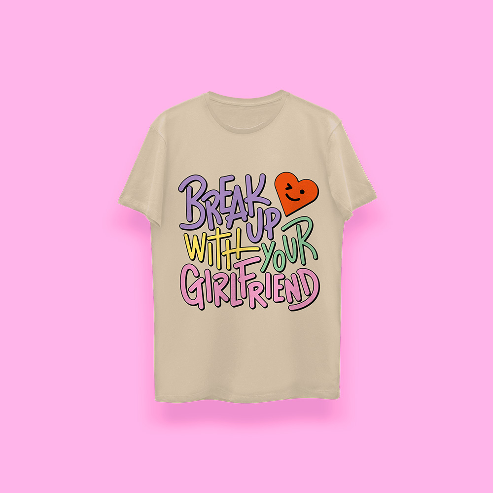 Ariana Grande Break up with your girlfriend (playera arena)