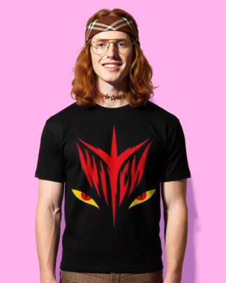 Burning witch (playera negra)