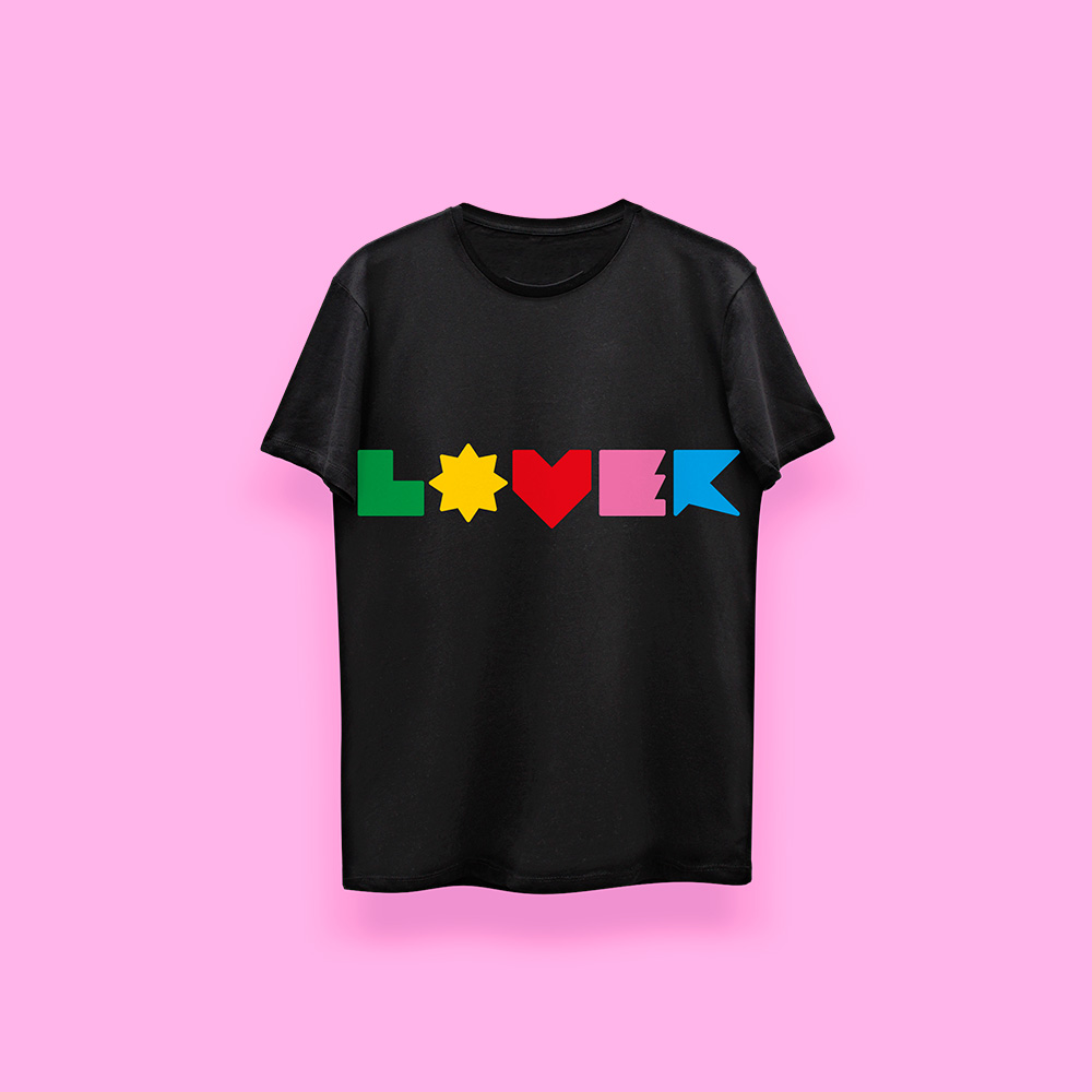 Lover (playera negra)