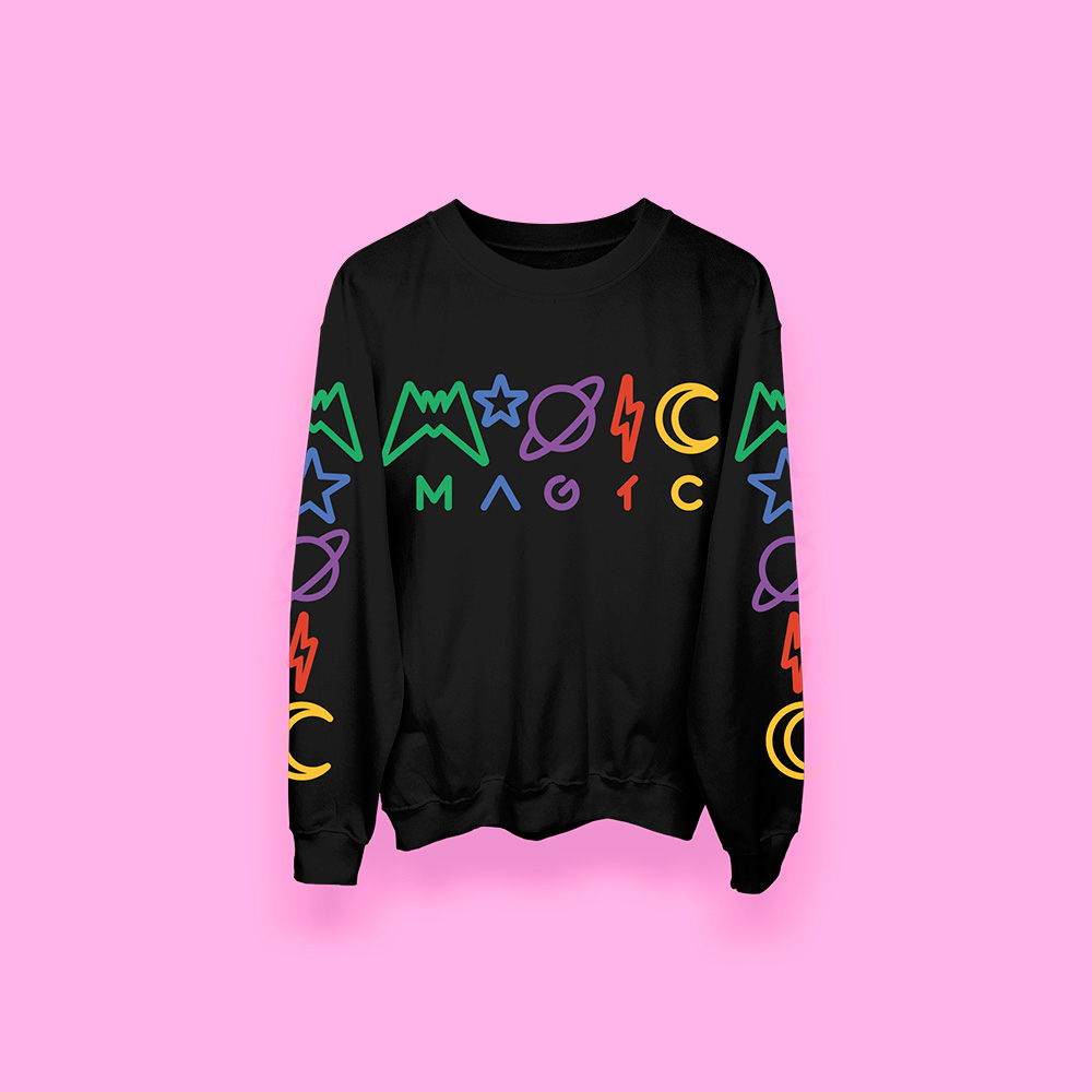 Magic (sudadera negra)