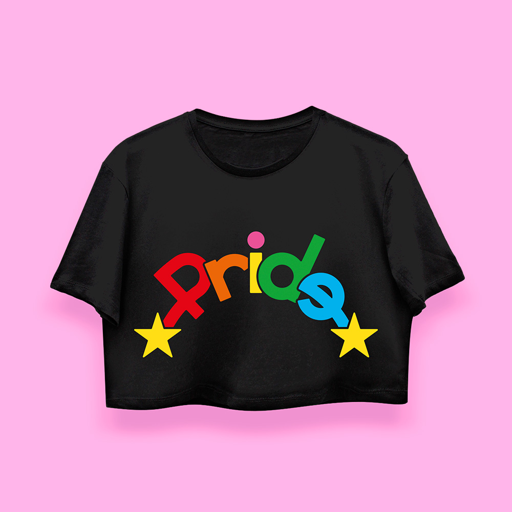 Stellar pride (playera corta negra)