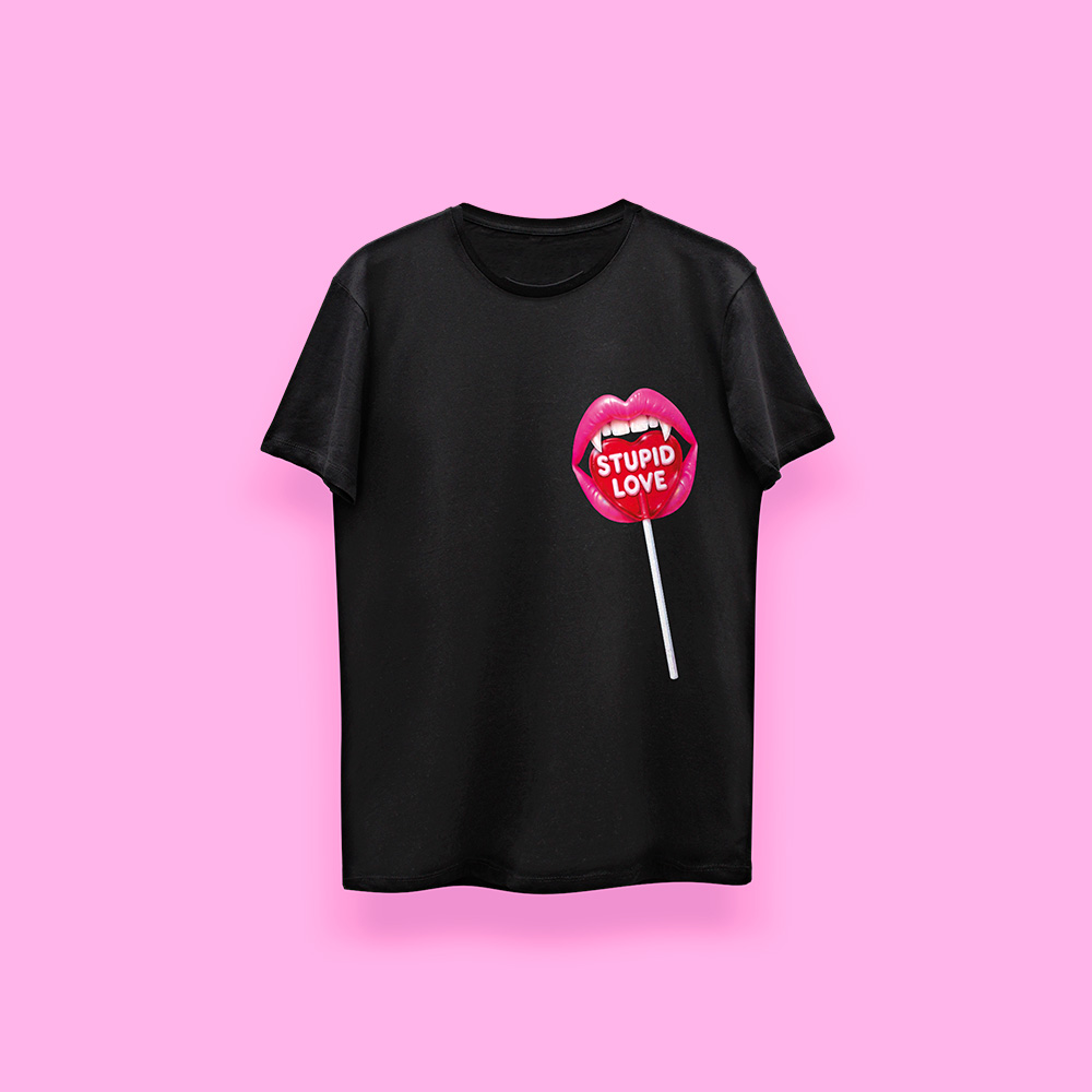 Stupid love (playera negra)