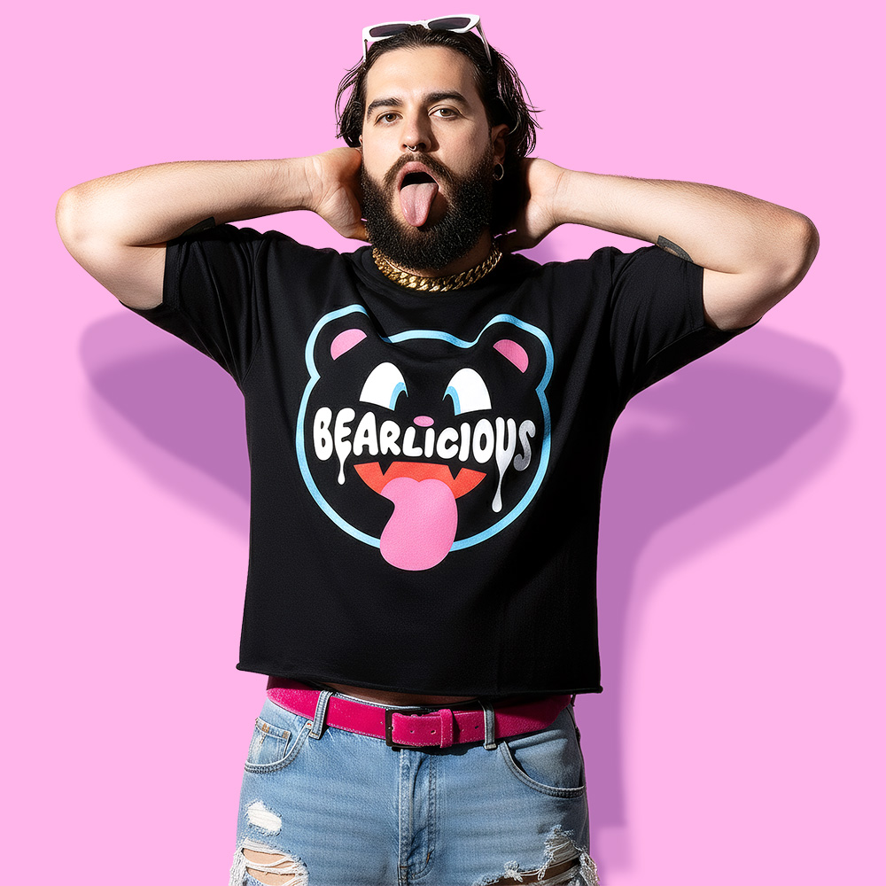 Bearlicious black (playera negra)