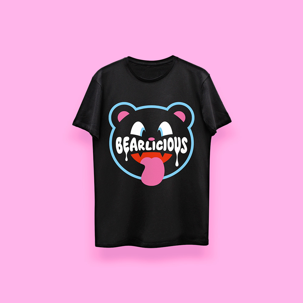 Bearlicious black (playera negra) - Imagen 2