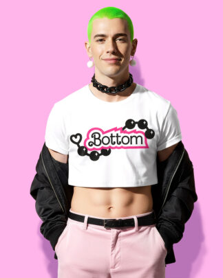 Barbie btm crop-top (playera corta blanca)
