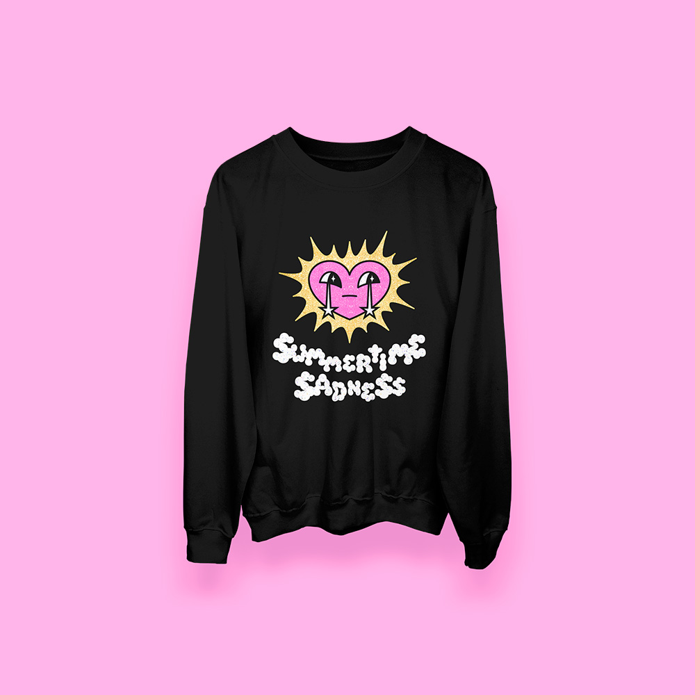 Summertime sadness (sudadera negra)
