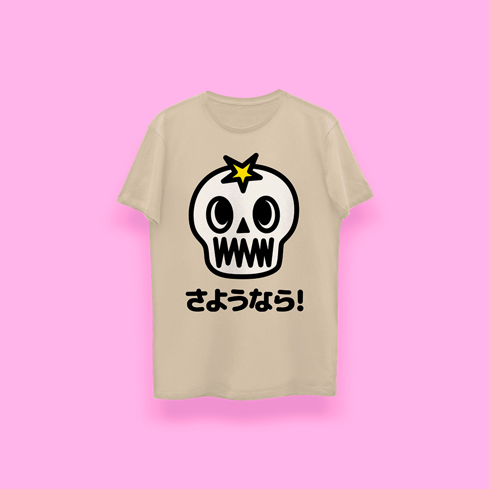 Halloween さようなら adiós (playera arena) - Imagen 2