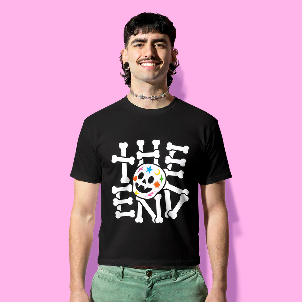 Halloween The end (playera negra)