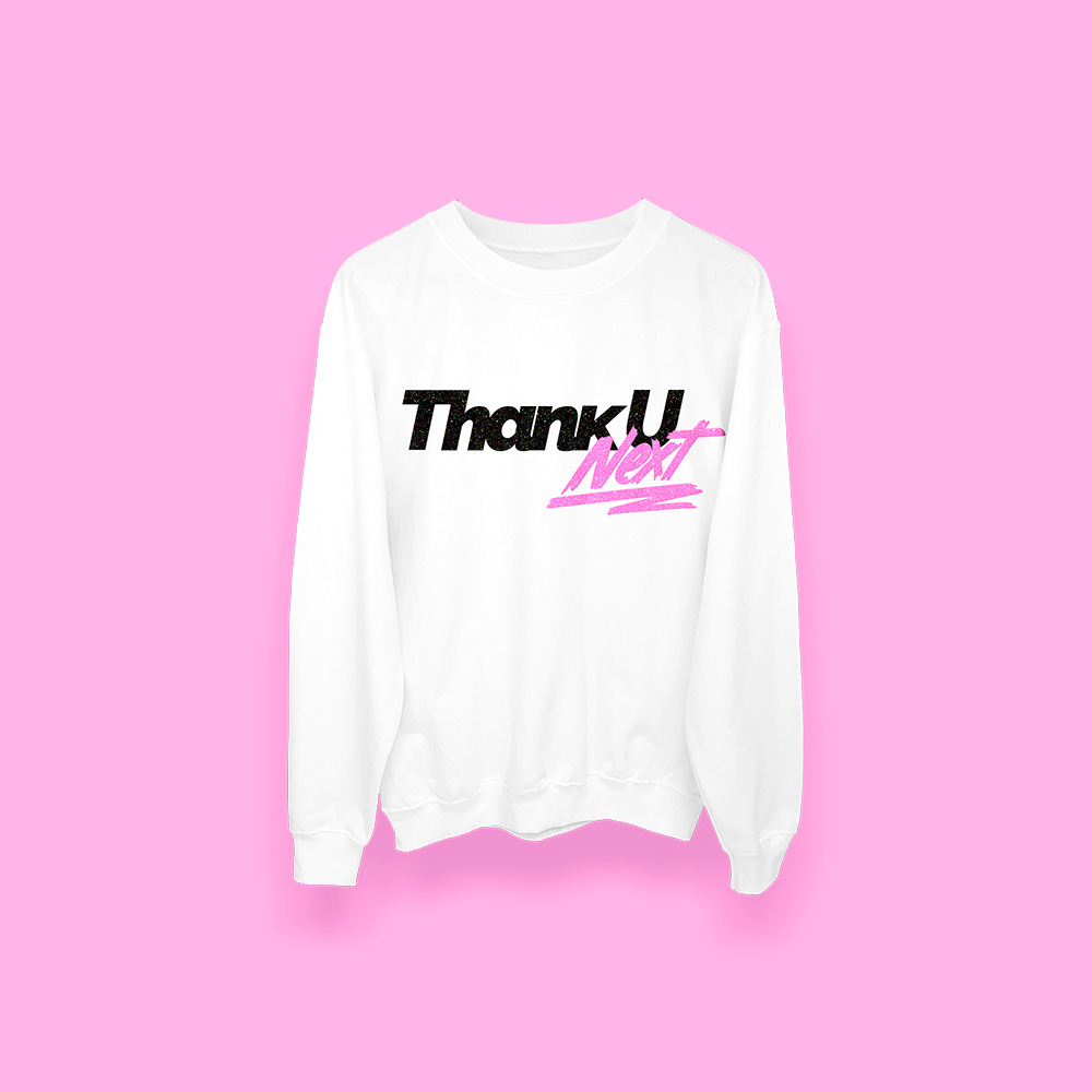 Ariana Grande Thank u, next (sudadera blanca) - Imagen 2