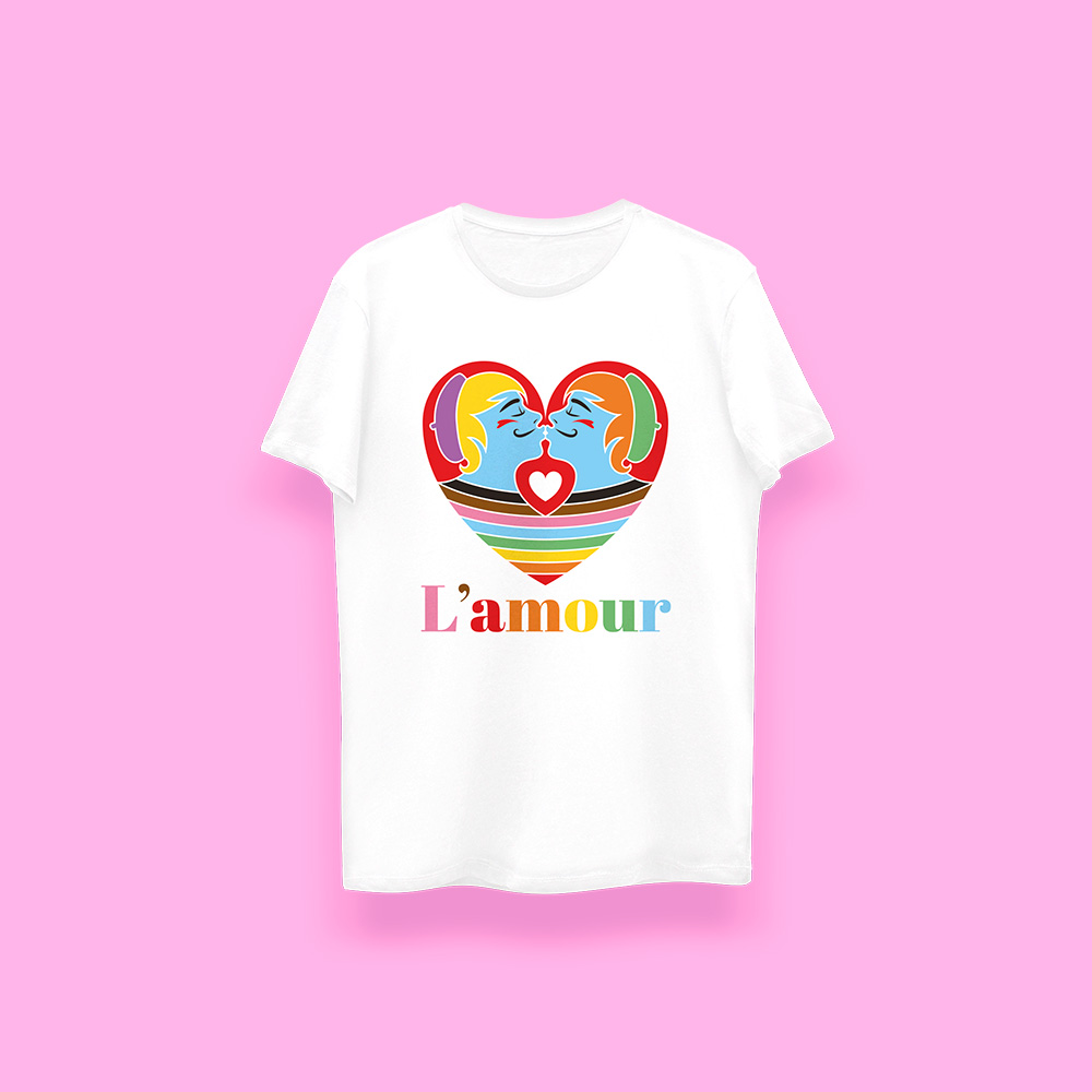 L'AMOUR (playera blanca) - Imagen 2