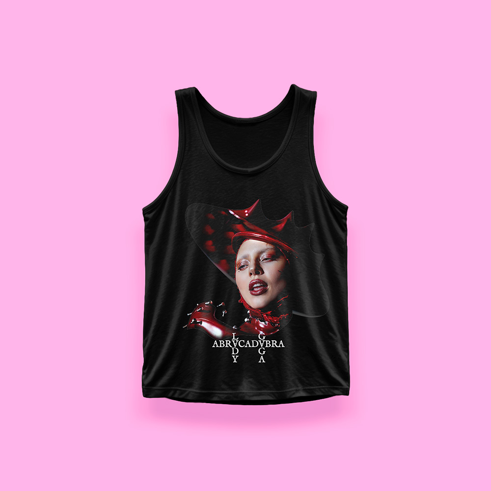Lady Gaga Abracadabra (tank top negro)