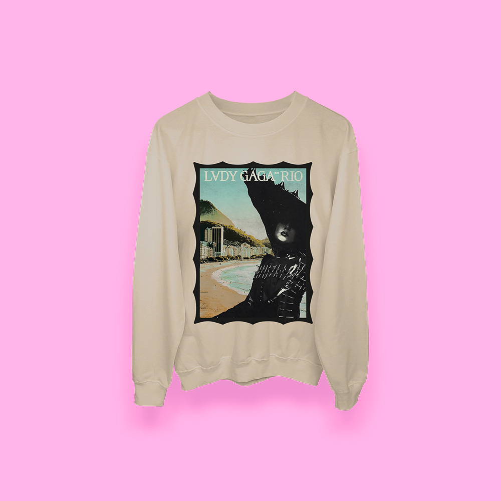 Lady Gaga MAYHEM on the beach (sudadera arena)