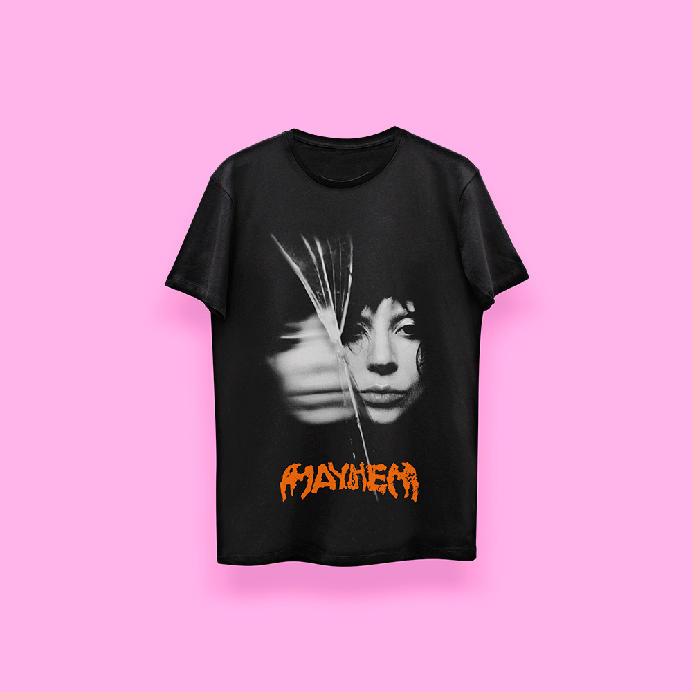 Lady Gaga MAYHEM album (playera negra)