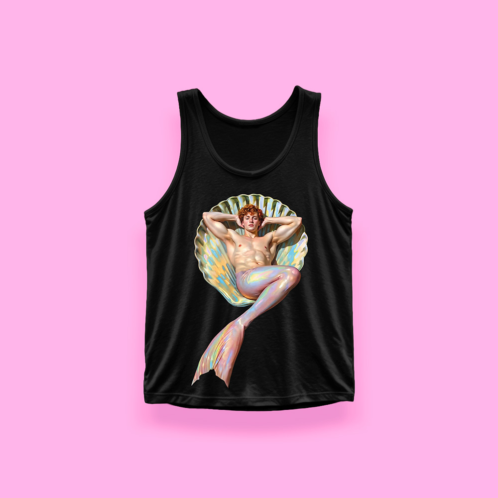 Aphrodite boy black (tank top negro)