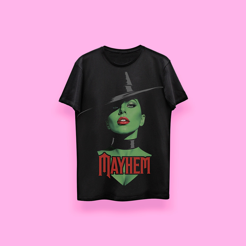 Lady Gaga Wicked MAYHEM (playera negra)