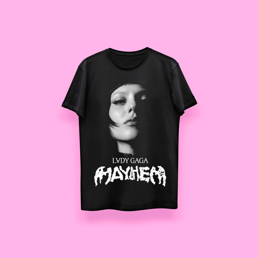 Lady Gaga Black MAYHEM (playera negra)