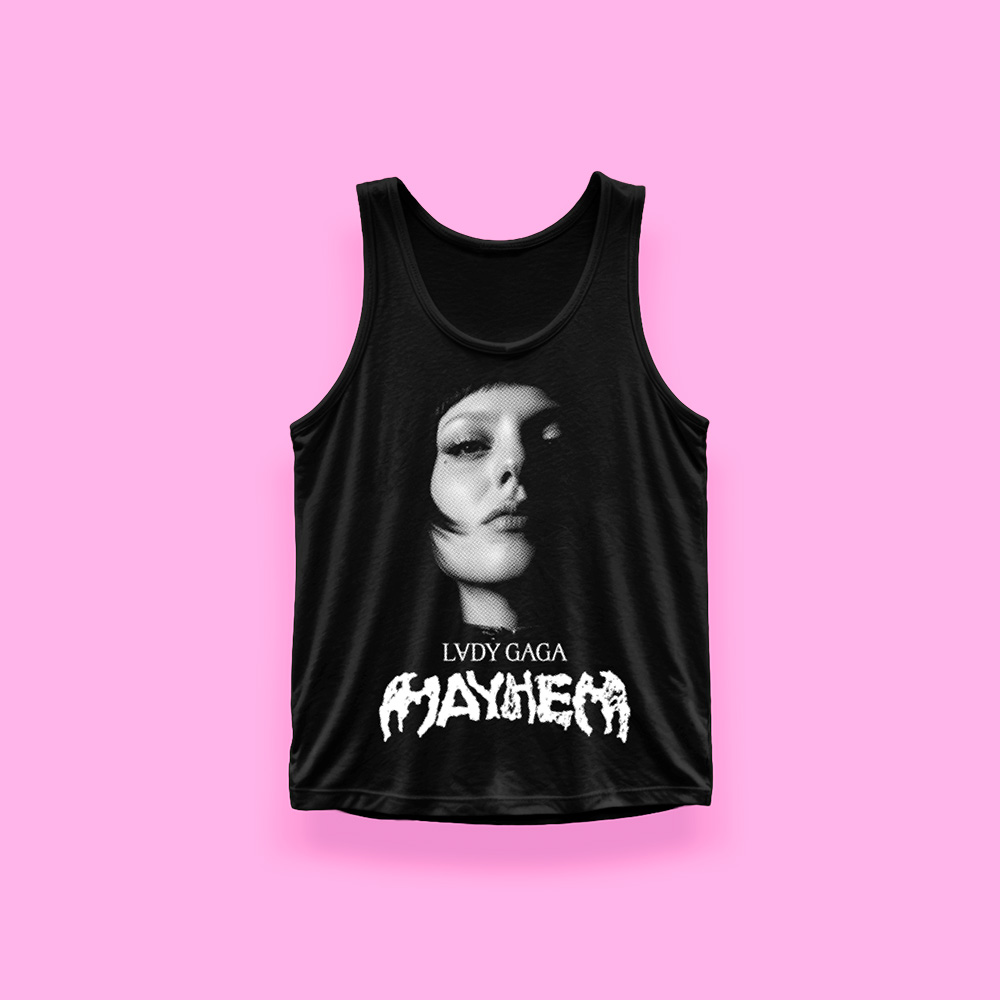 Lady Gaga Black MAYHEM (tank top negro)