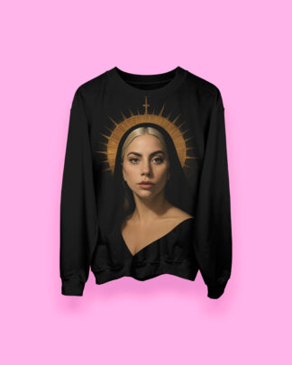 Lady Gaga Black virgin (sudadera negra)