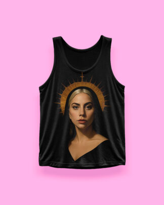 Lady Gaga Black virgin (tank top negro)