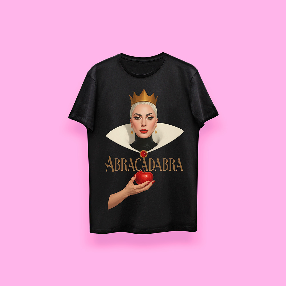 Lady Gaga The evil queen (playera negra)