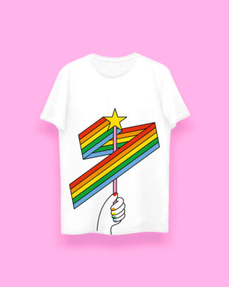 HAPPY PRIDE (playera blanca)