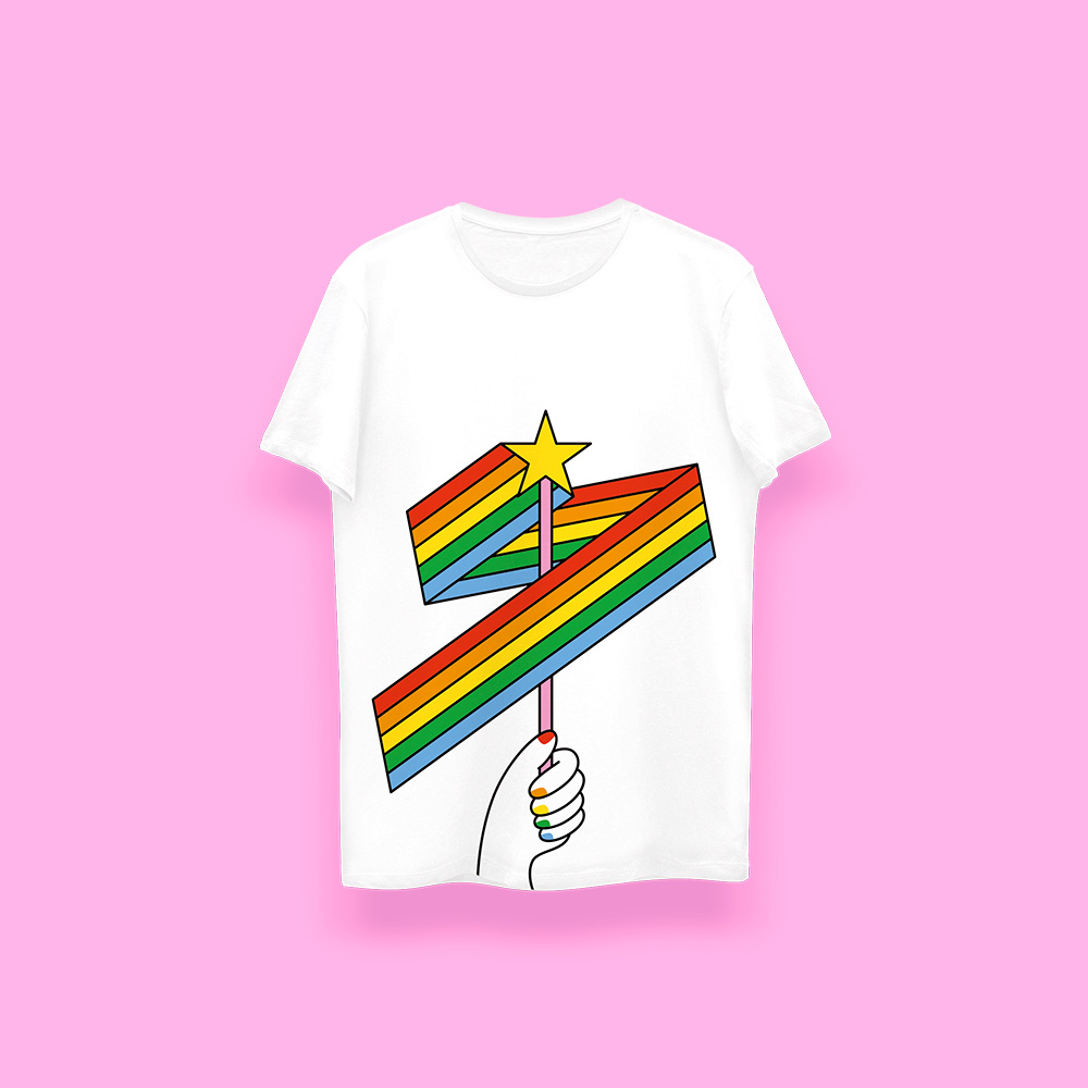 HAPPY PRIDE (playera blanca)