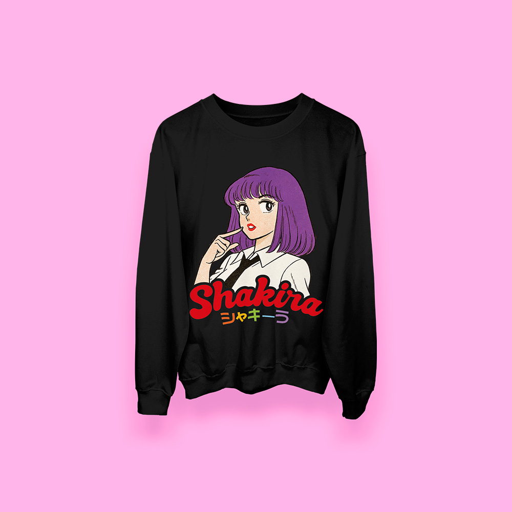 Shakira Las de la intuición black (sudadera negra)