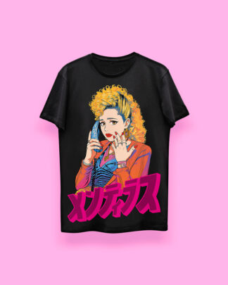 Mentiras (pobre secretaria) black [japanese] (playera negra)