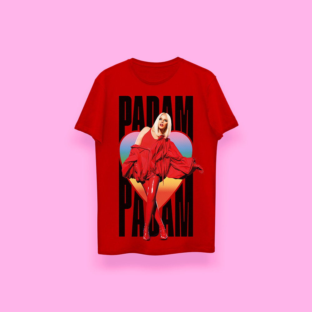 Kylie Minogue Padam padam red (playera roja)
