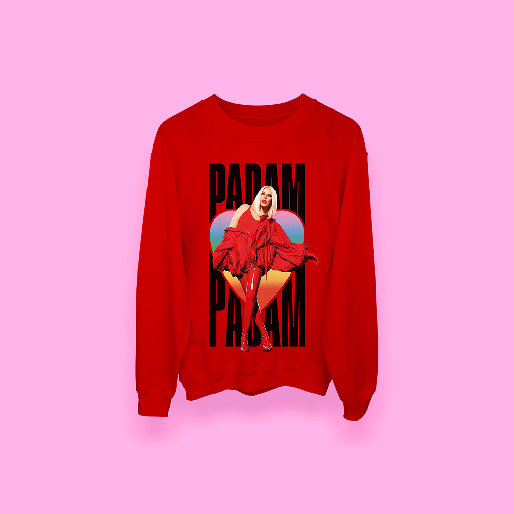 Kylie Minogue Padam padam red (sudadera roja)