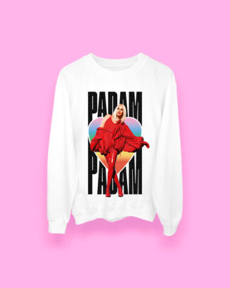 Kylie Minogue Padam padam (sudadera blanca)