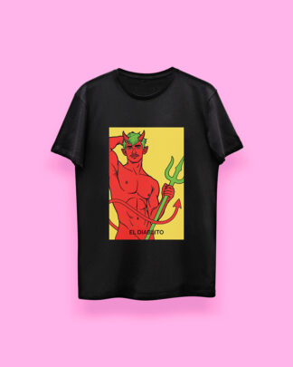 Lotería EL DIABLITO (playera negra)