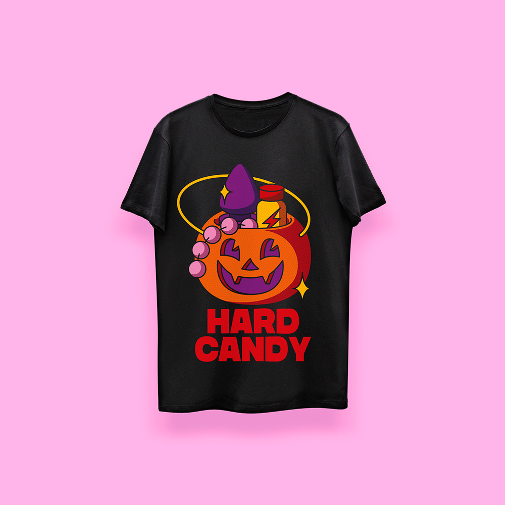 Halloween HARD CANDY (playera negra)